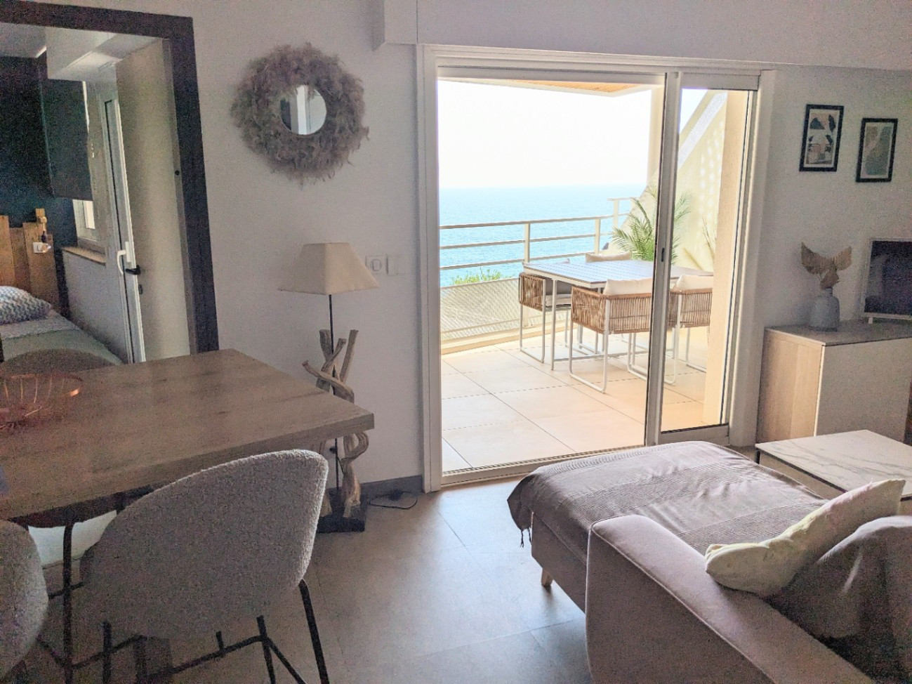 Vue mer depuis le logement