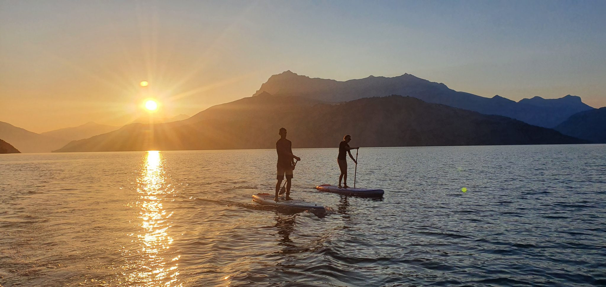 Randonnée en stand up paddle
