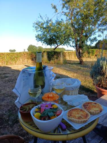Un Panier Repas du terroir, à savourer sur place