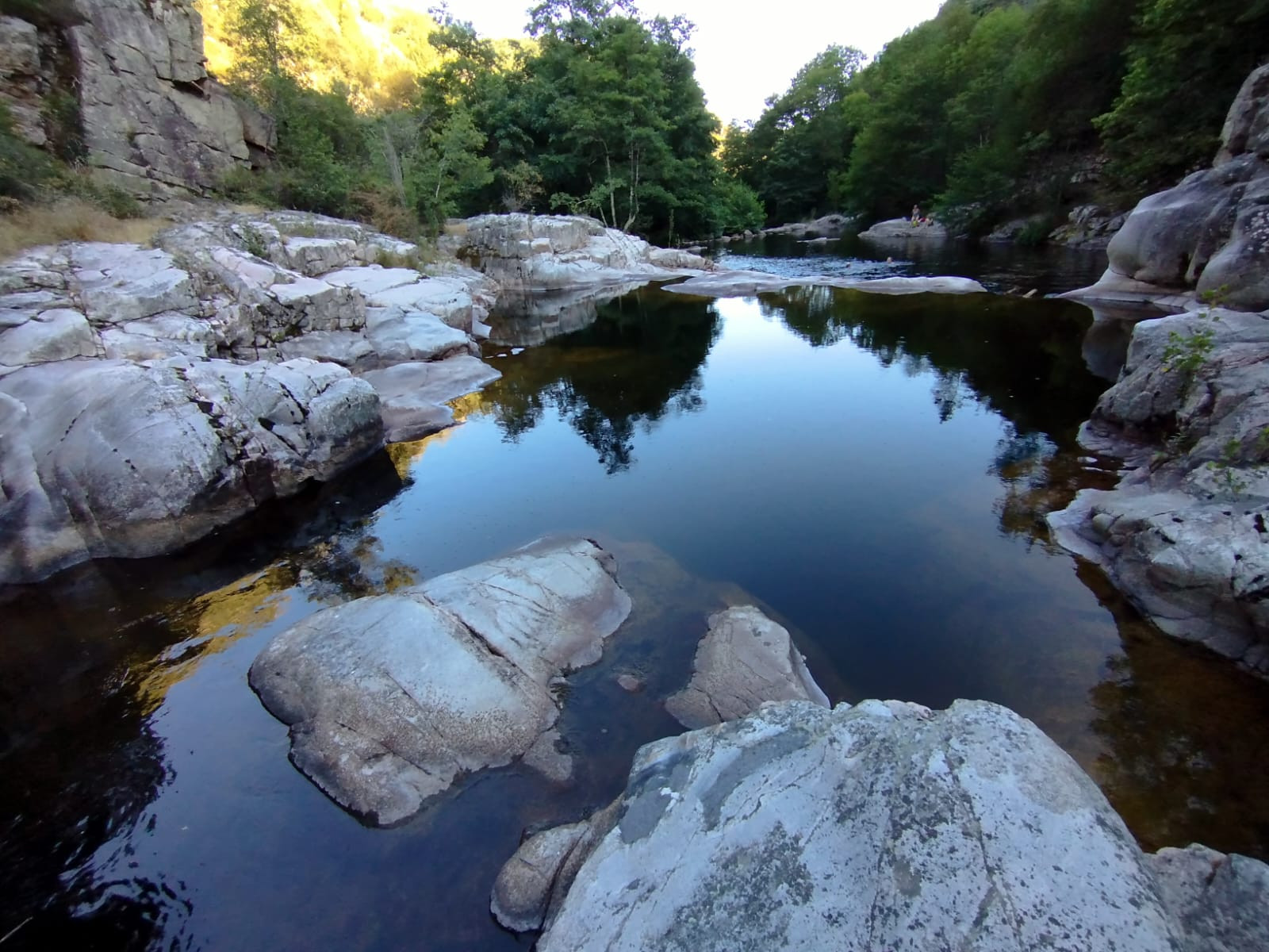 Baignade dans l'Auzène et la Gluyère