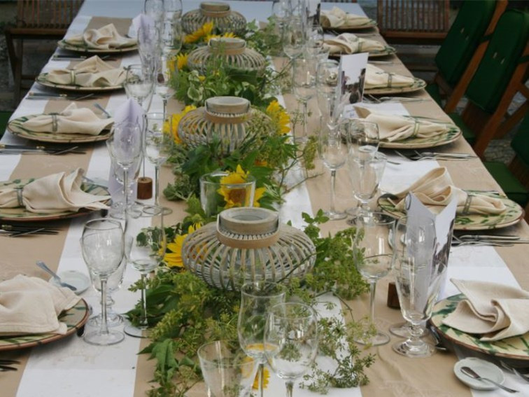 Le soir, la table d'hôtes gastronomique