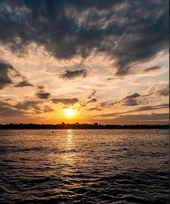 Sortie en mer coucher de soleil