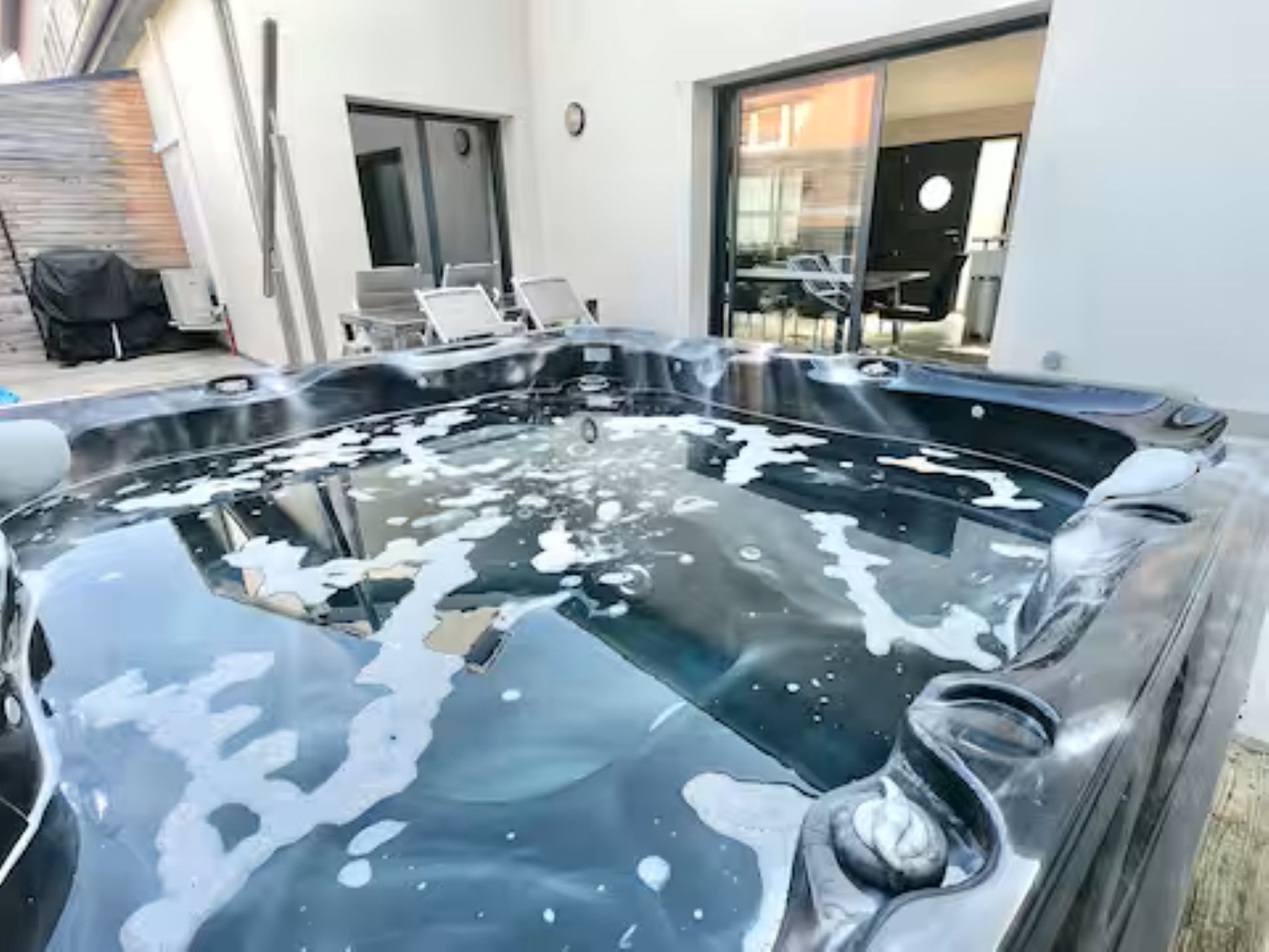 Spa privatif sur la terrasse