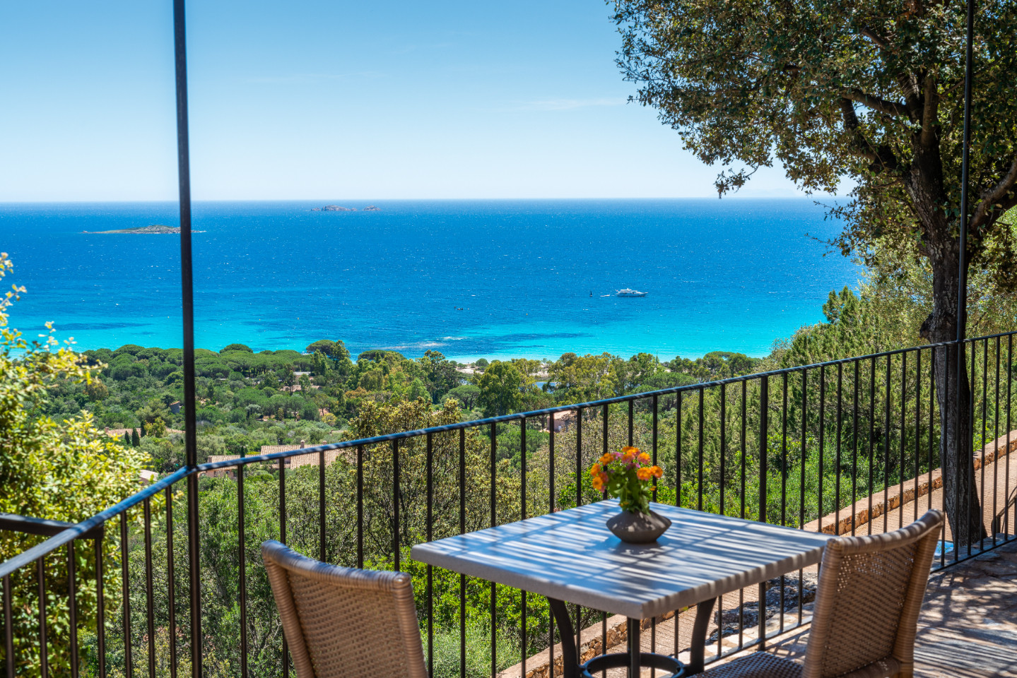 Vue mer depuis votre terrasse