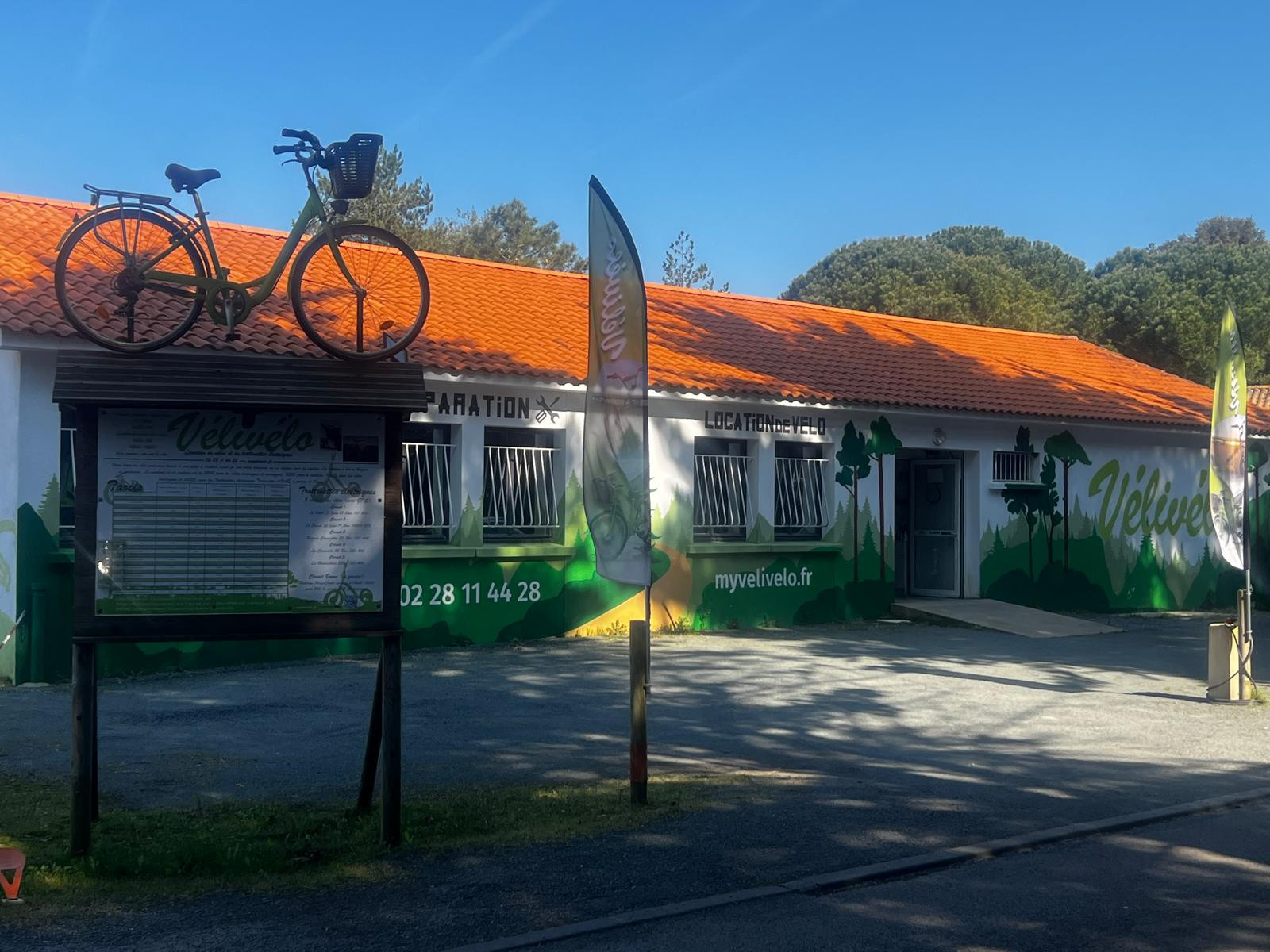 Location de vélos sur place