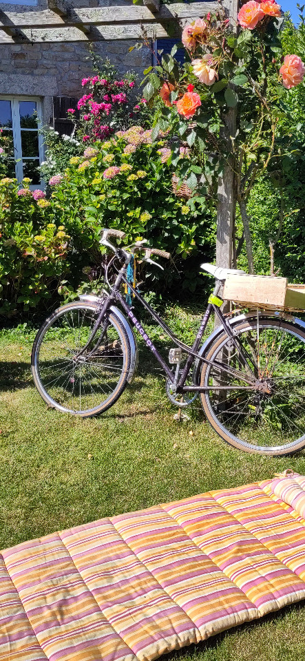 prêt de vélo 'vintage' et outils d'entretien