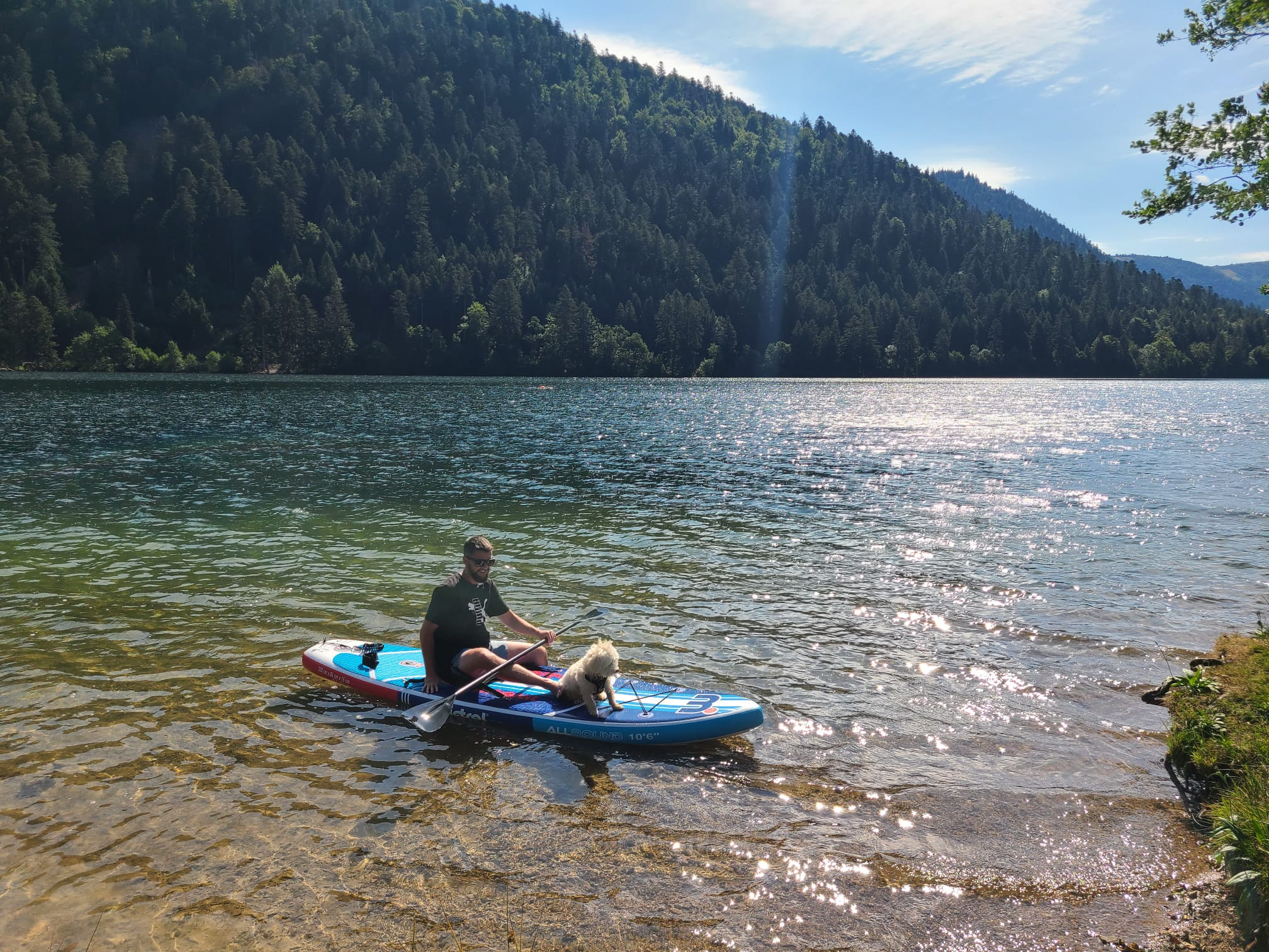 Paddle sur le lac